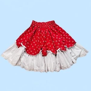 Vintage Square Dance Skirt